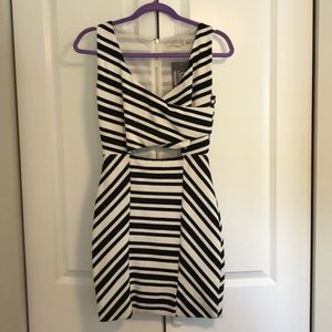 Black and white dress